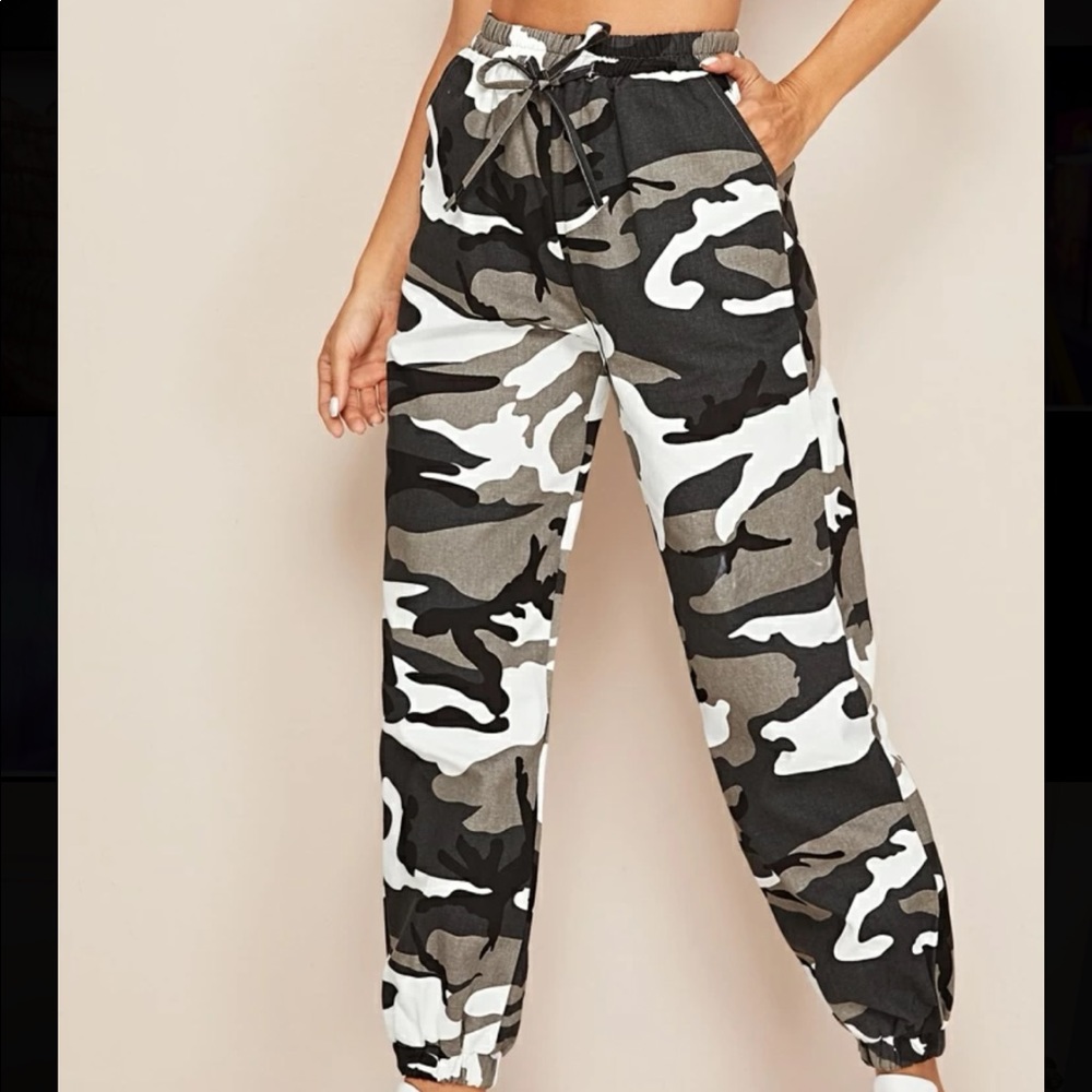 Camo cargo pants